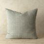 IN7075 - Lina 24x24 Linen Pillow Flint Grey Cover w/Filler