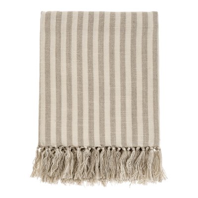 IN1005 - Bengal Stripe Hammam Bath Towel, Stone