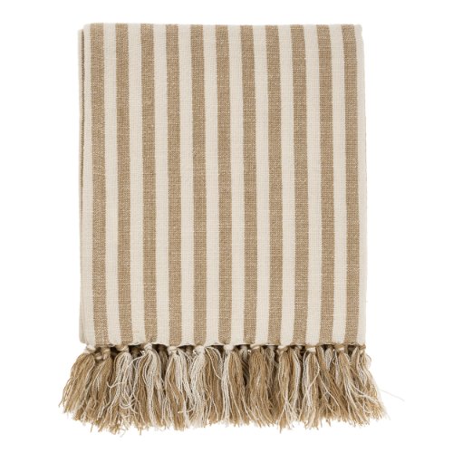 IN1007 - Bengal Stripe Hammam Bath Towel, Warm Sand