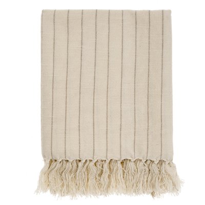 IN1013 - Pinstripe Hammam Bath Towel, Stone