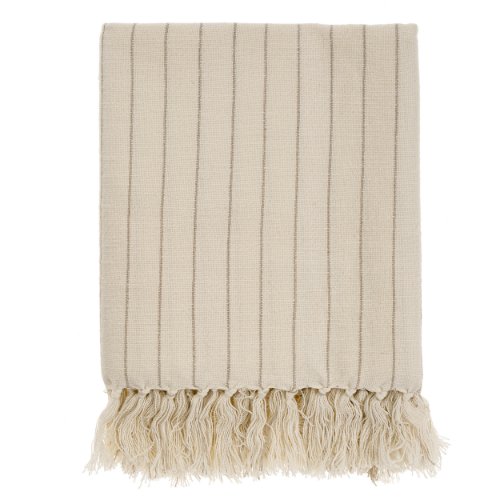 IN1013 - Pinstripe Hammam Bath Towel, Stone