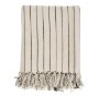 IN1016 - Pinstripe Hammam Bath Towel, Black