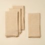 IN6403 - Stonewashed Linen Napkins S/4, Cream
