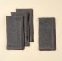 IN6404 - Stonewashed Linen Napkins S/4, Slate Blue
