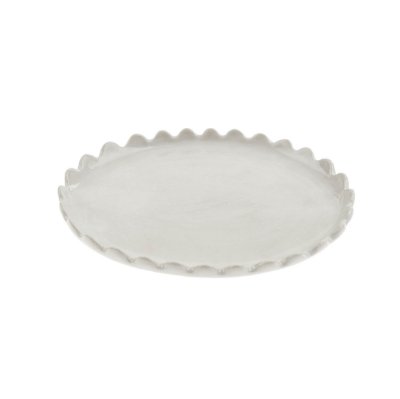 IN6780 - Scalloped Oval Plate S