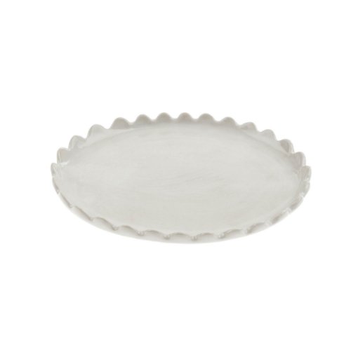 IN6780 - Scalloped Oval Plate S