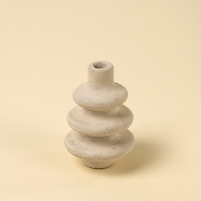 IN9964 - Ripple Paper Mache Bud Vase