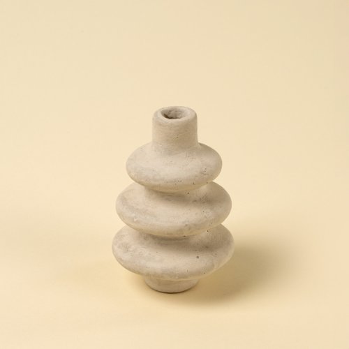IN9964 - Ripple Paper Mache Bud Vase