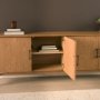 71321 - Hollis Warm Brown Wood 4-Door Closed Sideboard