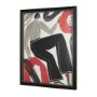 14779 - Bold People - Rowan by Mercana Studio Hand Embellished Textured Framed Art Print Matted under Glass