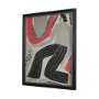14780 - Bold People - Ellis by Mercana Studio Hand Embellished Textured Framed Art Print Matted under Glass