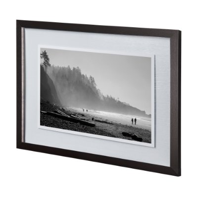 12602 - Shoreland IV by Melissa McClain a Hand Embellished Textured Framed Photo Art Print Matted under Glas