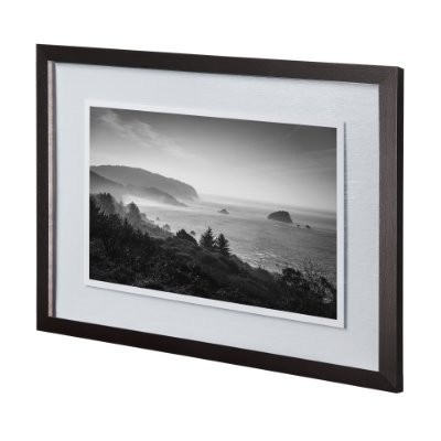 12603 - False Klamath Cove by Bisig a Hand Embellished Textured Framed Photo Art Print Matted under Glass
