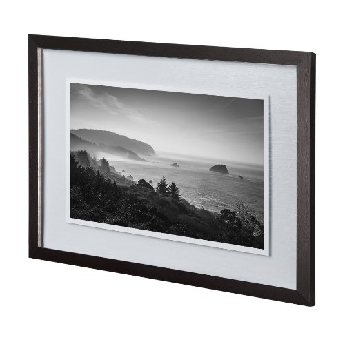 12603 - False Klamath Cove by Bisig a Hand Embellished Textured Framed Photo Art Print Matted under Glass