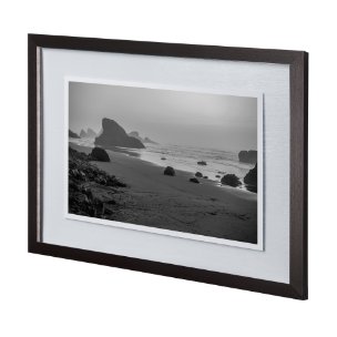 Myers Creek Beach by Bisig a Hand Embellished Textured Framed Photo Art Print Matted under Glass