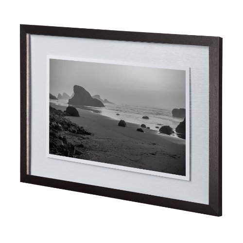 12604 - Myers Creek Beach by Bisig a Hand Embellished Textured Framed Photo Art Print Matted under Glass