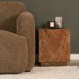 71206 - Matteo Solid Rainforest Rust Marble Square Side Table