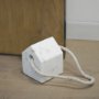 70702 - Raena White Marble House Door Stopper