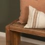 71036 - Estelle Rustic Brown Reclaimed Wood Bench