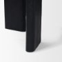 71354 - Rumer Black Wood w/ Black Marble Side Table