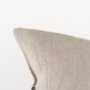 69420-CFD - Raquel 13x21 Beige and Black Fabric Plaid Pillow Cover w/Down Filler