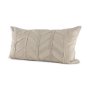 69428-CFD - Ivivva 14x26 Beige Fabric Textured Decorative Pillow Cover 