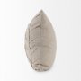 69429-CFD - Ivivva 20x20 Beige Fabric Textured Pillow Cover w/Down Filler