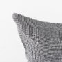 69430-CFD - Ramone 14x26 White and Black Fabric Pillow Cover w/Filler