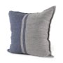 69441-CFD - Aubrielle 20x20 Gray and Blue FabricPillow Cover w/Down Filler