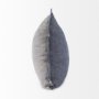 69441-CFD - Aubrielle 20x20 Gray and Blue FabricPillow Cover w/Down Filler