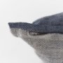 69441-CFD - Aubrielle 20x20 Gray and Blue FabricPillow Cover w/Down Filler