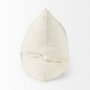 68871-CFD - Patrice 22x22 Cream With Gray Stripes Pillow Cover w/Filler