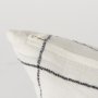 68876-CFD - Suzanne 14x26 White/Black Square Pattern Pillow Cover w/Filler