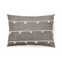 68882-CFD - Linda 13x21 Navy And Cream With White Detail Pillow Cover w/Down Filler