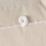 68884-CFD - Erica 13x21 Cream With White Detail Pillow Cover w/Down Filler