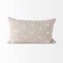 68892-CFD - Lacey 13x21 Beige/White Decorative Pillow Cover w/Down Filler