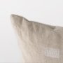 68892-CFD - Lacey 13x21 Beige/White Decorative Pillow Cover w/Down Filler