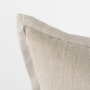 69445-CFD - Mae 20L x 20W Beige Fabric Pillow Cover w/Filler