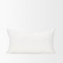 70310-CFD - Jolie Cream w/ Black Print Linen Lumbar Pillow Cover w/Filler