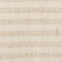 70325-CFD - Jace 22x22 Cream/Beige Stripe Linen-Cotton Square Pillow Cover w/Down Filler
