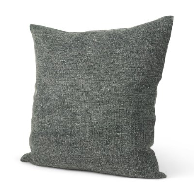 70328-CFD - Jack Green Linen Square Decorative Pillow Cover w/Down Filler