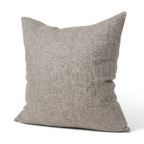 70331-CFD - Jacklyn Grey Linen Square Decorative Pillow Cover w/Down Filler