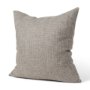 70331-CFD - Jacklyn Grey Linen Square Decorative Pillow Cover w/Down Filler