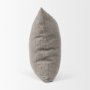 70331-CFD - Jacklyn Grey Linen Square Decorative Pillow Cover w/Down Filler