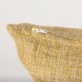 70332-CFD - Jacklyn 22x22 Mustard Linen Square Decorative Pillow Cover w/Down Filler