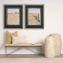 70332-CFD - Jacklyn 22x22 Mustard Linen Square Decorative Pillow Cover w/Down Filler