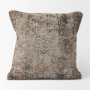 70343-CFD - Khloe 20x20 Taupe Square Pillow Cover w/Down Filler