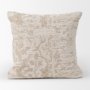 70345-CFD - Khloe 20x20 Cream Square Pillow Cover w/Down Filler