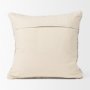 70345-CFD - Khloe 20x20 Cream Square Pillow Cover w/Down Filler