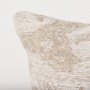 70345-CFD - Khloe 20x20 Cream Square Pillow Cover w/Down Filler